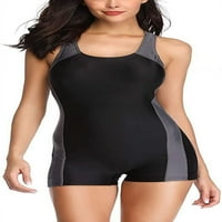 Ženska atletska kupaći sportski kupaći odijelo za tinejdžere sa kupaćim kostima za šorc