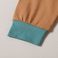 Majica sa dugim rukavima Aaiayomet Boys 's dugim rukavima sa džepnim puloverom na vrhu hlače odijelo