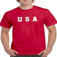 USA Tekst majica MUN -SMARTPrints dizajni, muški veliki