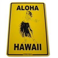 Surf za morsku traku Aluminijumski znak Aloha Hawaii