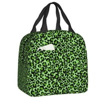 Ljubičasta i ružičasta Leopard Bešavna toplotna izolirana torba za ručak Životinjski gepard može otpodan