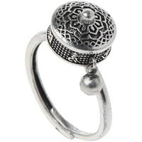 Najbolji poklon nakit modnih prstenova Buddhist P Rayer Circle l Otus Heart Mantra Prsten l Ucky prsten