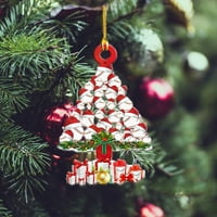 Hirigin Božićni viseći privjesci, drveni automobil Božićni praznici