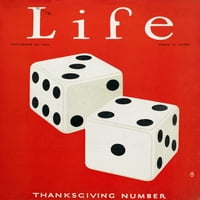 Časopis: Život, 1926. Navlaka za časopis N'Life, novembar 1926. Poster Print by