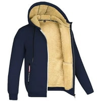 Muška jakna za bomber lagana muško jesen i zimska jakna modna casual Soild boja dugih rukava džepnog