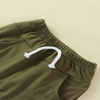 Dojenčad za bebe Boy Summer Outfit Sets Blok u boji Majica kratkih rukava Top SOLD Boja kratke hlače