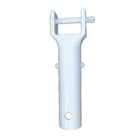Lierteer Bazen Spa vakuumska ručka za rukovanje za zamjenu W-Clip & Pin White