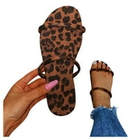 DMQupv sandale papuče za žene Fuzzy papuče Ležerne veličine Ženske velike modne ženske sandale čiste