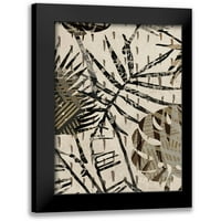 Grant, Eve C. Crni moderni uokvireni muzej umjetnički print pod nazivom - Siva Palms Panel II