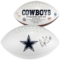 DAK Prescott Dallas Cowboys Autographing Whitene ploče fudbal