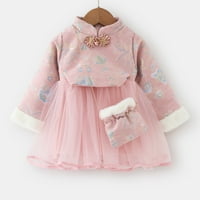 Dječje djevojke haljine modne odjeće Toddler Baby Tang haljina Djeca zimska zimska haljina drevna haljina