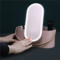 Multifunkcionalna putovanja za šminku Prijenosna kozmetička pohrana Bo šminka za nošenje sa LED svjetlosnom