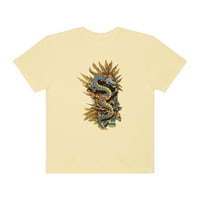 Aztec Dragon Design Unise odjeća-obojena majica