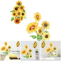 Naljepnice za umjetničke naljepnice za suncokret cvijeće odvojene ukras vinilnog naljepnice