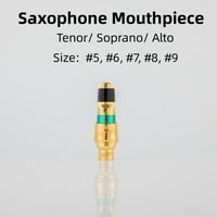 Saksofon metalni usnik s crvenim klipom za tenor sopran alto sa veličinom 56789