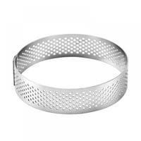 Krug mousse prsten za pečenje francuskog stila nehrđajućeg čelika krug sa rupom za disanje zastupljenosti