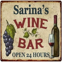 Sarina je rustikalni vinski bar potpisan zid dekor Kuhinjski poklon mat finični metal 112180056597