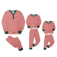 Božićne prugaste porodice Porodica Podudaranje PJS setovi Božićna odjeća za spavanje odjeće za muškarce