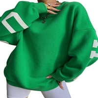 BMNMSL Žene Labavi pulover Dukserice za debljine zadebljane dugih rukava