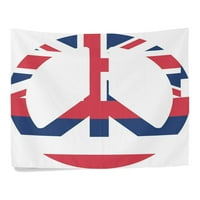 Pop krečenja simbol i zastava u Velikoj Britaniji ukras za ukrašavanje zidnih tapiserija