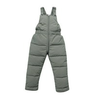 TODDLER zimski kaput Vjetrootporne hlače zadebljane skijaške kombinezone pantalone za suspenzije djevojaka