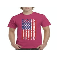 Normalno je dosadno - muške majice kratki rukav, do muškaraca veličine 5xl - američka zastava 4. jula