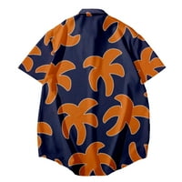 Havajska majica Plaža Ispiši ljeto Dugme Down majica Havajska majica za muškarce Dječaci