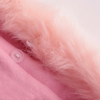 Jakne za žene zimske reverske vunene kaputske jakne dugih rukava sa dugim rukavima