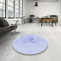 Ahgly Company u zatvorenom okruglom uzorkovnim prostirkama plave površine lavande, 5 'krug
