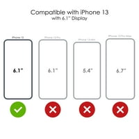 Case za razlikovanje za iPhone - prilagođeni ultra tanki tanki čvrsti crni plastični poklopac - crvena