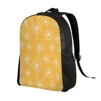 Žuti bandelion cvijeće za putni ruksak za muškarce za muškarce Klasični veliki kapacitet za laptop backpack