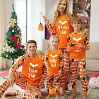 Cuoff Roditelj-dijete Odjeća Pajamas Baby Boys Djevojke Halloween Ispiši slatke podudaranje Pajamas,