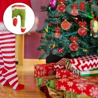 Božićni vileski noge ELF dekoracija tijela Božić ukras za božićnu dekoru