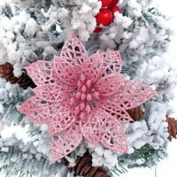 WolliclyMy za višekratnu božićnu drvcu Dvostruko šuplje umjetno cvijeće Xmas Decor Cinglight Tree