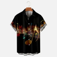 Zunfeo Funny T majice za muškarce, ležerne tipke ispisane sa džepnim poklopcem za bluzu majice kratkih rukava crna 4