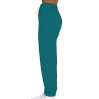 DEULIFER ženske joggeri hlače Aktivne dukseve Ležerne u Soild pamučnim vežbama za staze sa džepovima Sportske hlače Vojska zelena 3x velika