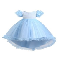 Paille Kids Tulle Casual Princess Haljine Sequin Birthday Summer Hawer Bowie Tory Holiday Seunderss