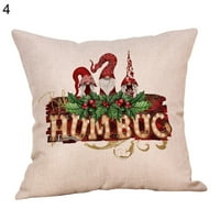 Božićni gnome dizajn jastučni jastuk CASSOW Cover Cover HOFA krevet Car Cafe Decor