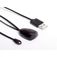 Infracrveni daljinski upravljač Prijemnik Extender Repeater emiter USB adapter crni