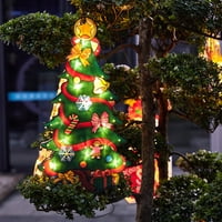 Light Strip Wmybd Božićna gudačka svjetla, LED božićni ukrasi Santa Claus Božićno drvce