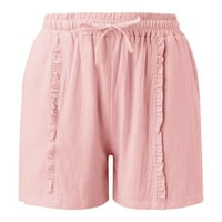 Riforla hlače za žene dobro dizajnirane čvrste boje fitness Ljeto Brze suhe joge sportske kratke hlače