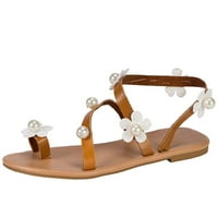 Sandale za žensku platformu, ženske cvjetne ljetne sandale casual udobne flip flops cipele za plažu