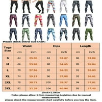Colisha Athletic Jogger kompresijske hlače za muške casual brzih tegmova za sušenje Slim Fit Mid Stvari