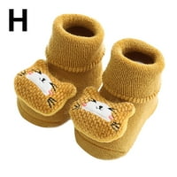 Wozhidaoke Baby Socks Girls Boys 3D Slatke crtane životinje Antiklizne papuče za klizanje TODDLER čarape