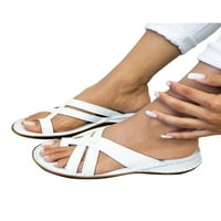 Audebambenske ženske klinove sandale ortopedske sandale prsten za prstenje ljeto klizanje na cipelama