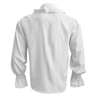 Muška majica muško gotičko vintage sudsko majica navlaka za košulje na dugih rukava majica s dugim rukavima