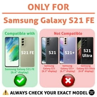 Tanak tanak slučaj kompatibilan za Samsung Galaxy S Fe 5G, tisak lutke, lagana, fleksibilna, meka, SAD