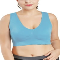 Grianlook Dame Workout Top Beaveless ActiveWewer Bras Solid Color Sport BRA Ženski elastični vrhovi