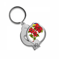 Mas cvijeće Poinsettia buket Crveni ekser za nokte Oštar rezač od nehrđajućeg čelika