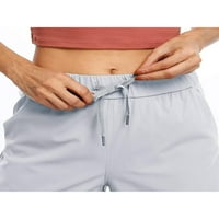 Ženske kratke hlače Pješačke atletske kratke hlače Yoga Lounge Aktivni trening trčanja s džepovima za